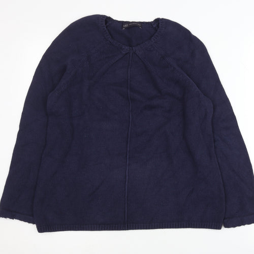 Marks and Spencer Women's Blue Pullover Jumper Size 14