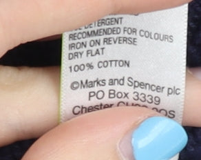 Marks and Spencer Women's Blue Pullover Jumper Size 14