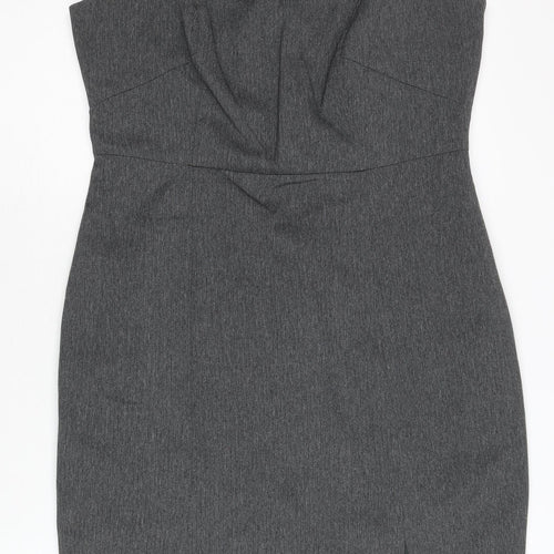 Papaya Women's Grey Sheath Dress Size 12