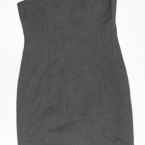 Papaya Women's Grey Sheath Dress Size 12