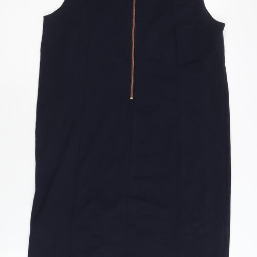 Phase Eight Women Black Size 12 Sleeveless Sheath Dress