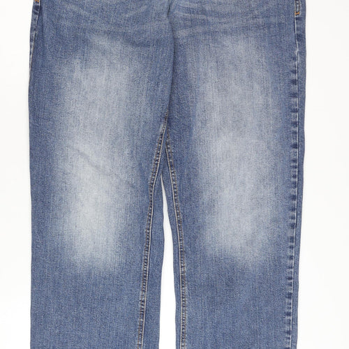 F&F Men's Blue Straight Leg Jeans 36R