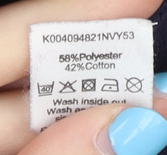 BM-Essentials Women's Blue Trousers Size S