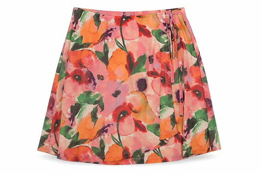 Front view of Next Women's Multicoloured A-Line Skirt, size 10