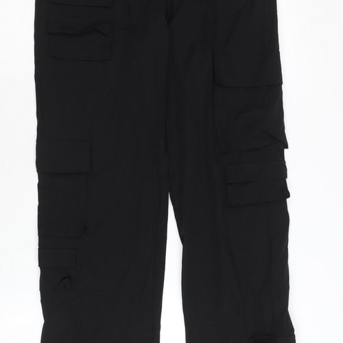 Couture Women's Black Cargo Trousers, UK 4
