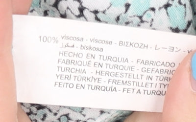 Zara Women's Multicoloured Floral Short Skirt, Size 12