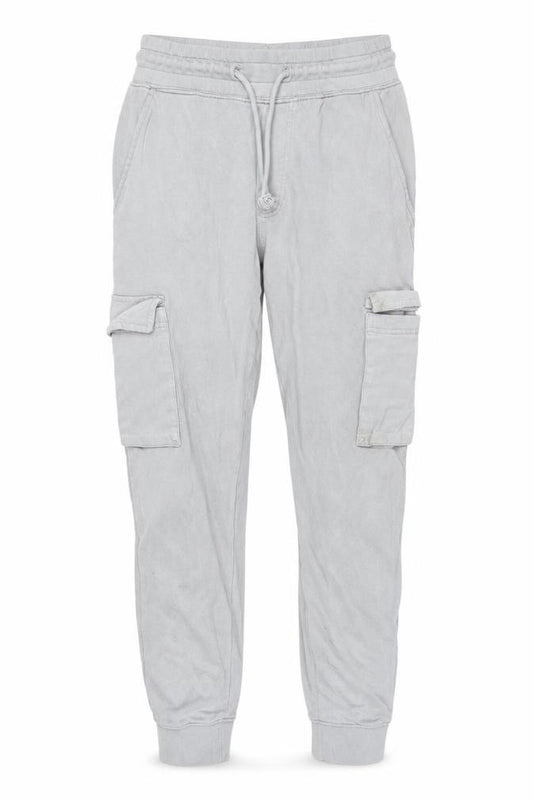 Front view of Topman XS Grey Jogger Trousers for Men