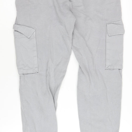 Topman XS Grey Jogger Trousers for Men