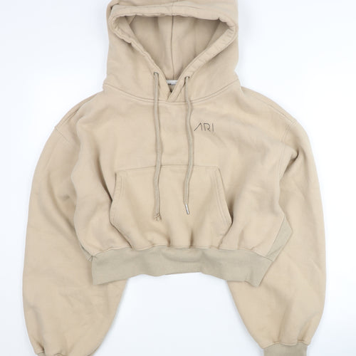 ARI Beige Women's Pullover Hoodie, Size L