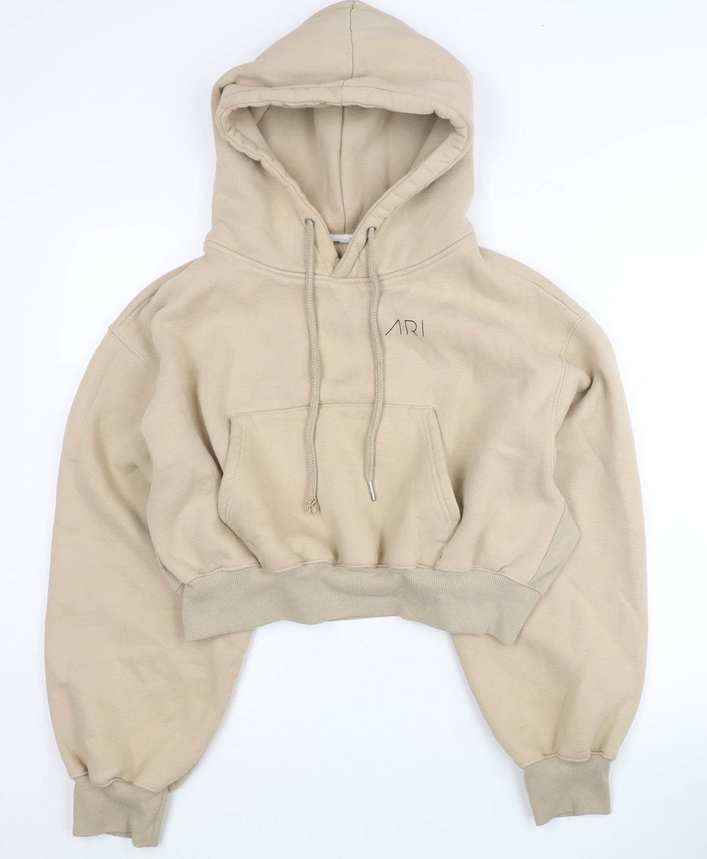 ARI Beige Women's Pullover Hoodie, Size L