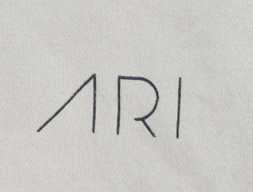 ARI Beige Women's Pullover Hoodie, Size L