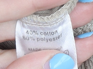 ARI Beige Women's Pullover Hoodie, Size L