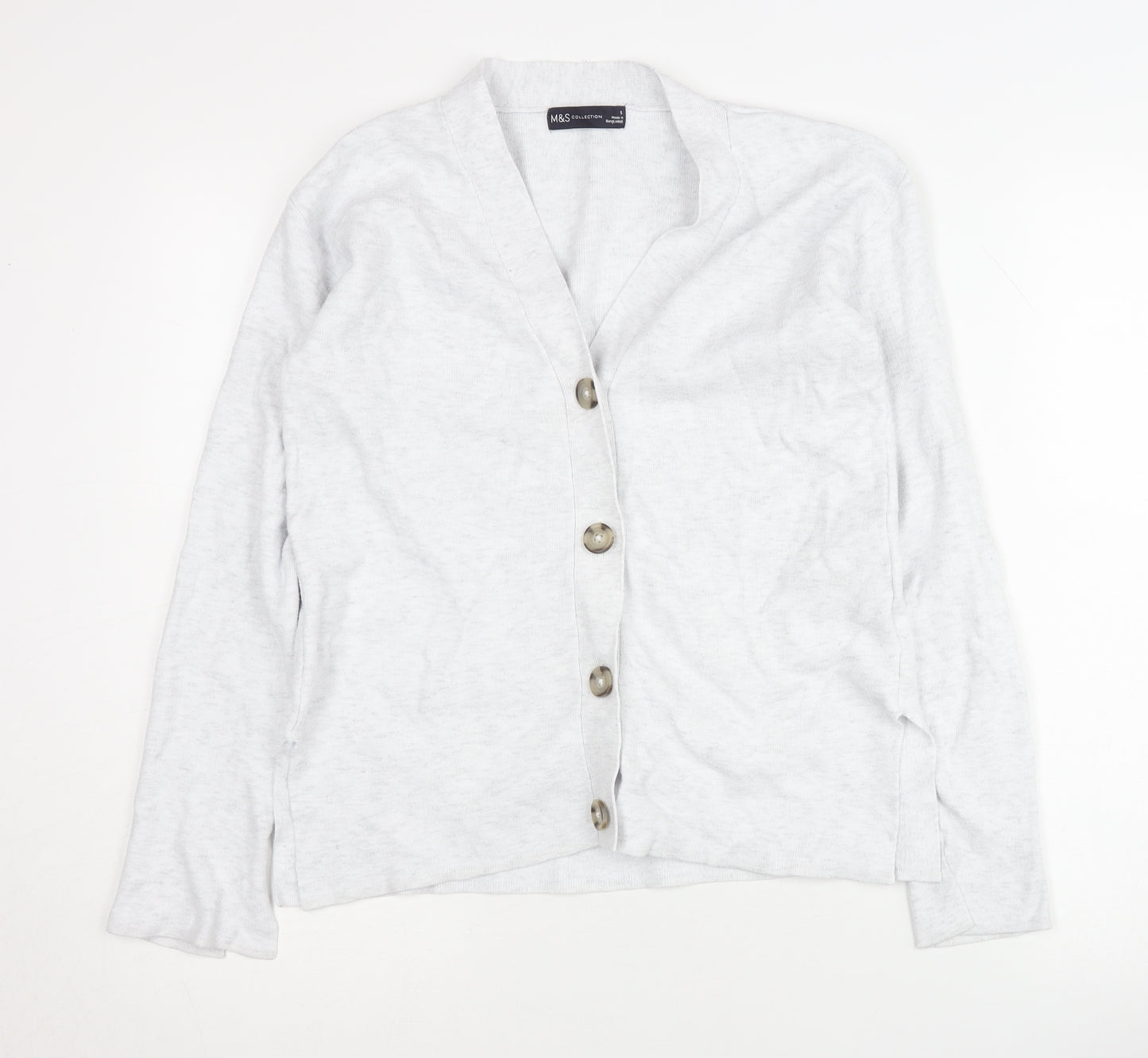 Marks and Spencer Women's White Cardigan S
