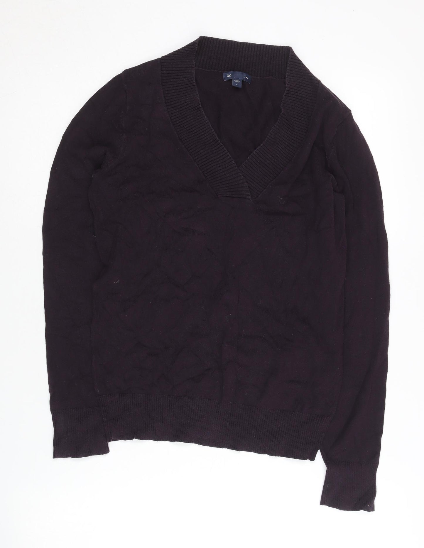 Gap Women's Black Pullover Jumper Size S V-Neck