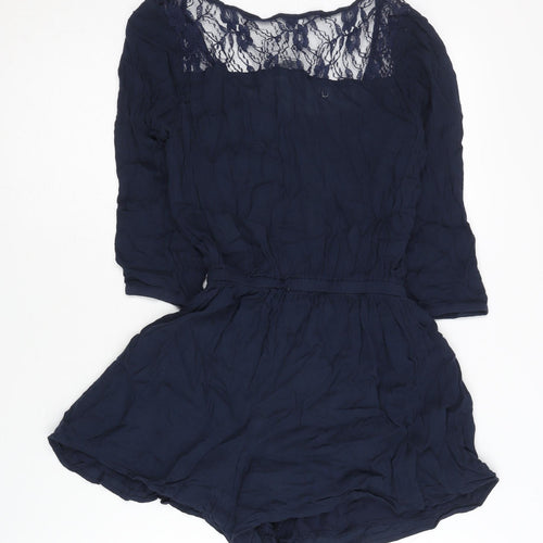 Abercrombie Teens Blue Lace Playsuit, Size L