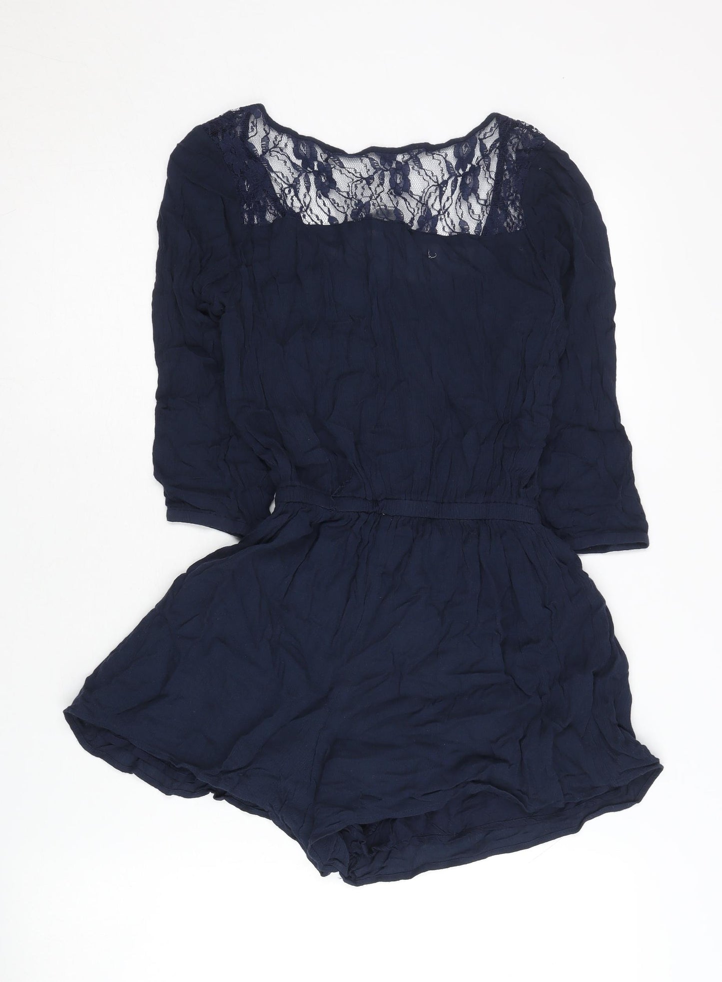 Abercrombie Teens Blue Lace Playsuit, Size L