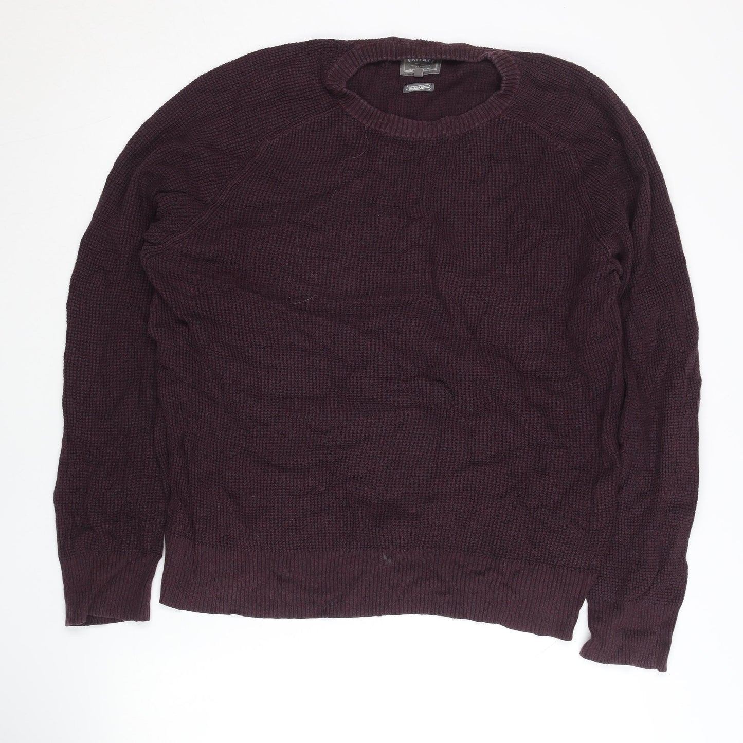 FatFace Men's Red Pullover Jumper Medium Cotton