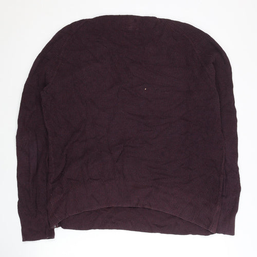 FatFace Men's Red Pullover Jumper Medium Cotton