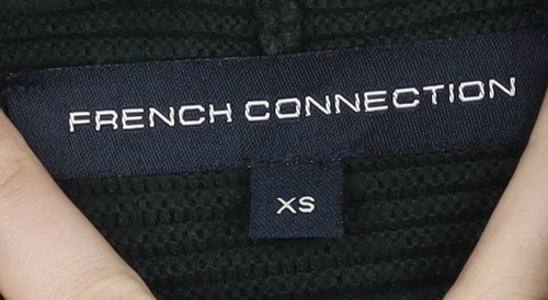 French Connection Women's Black XS Mock Neck Jumper