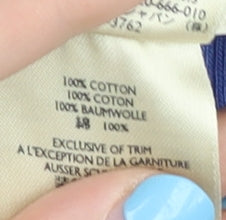 Eddie Bauer Women's Blue V-Neck Pullover Jumper M