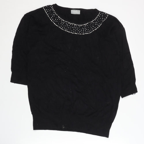 Wallis Women's Black Pullover Jumper M