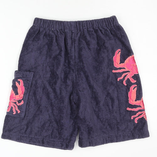 Harriet Bennett Women's Blue Terry Shorts L