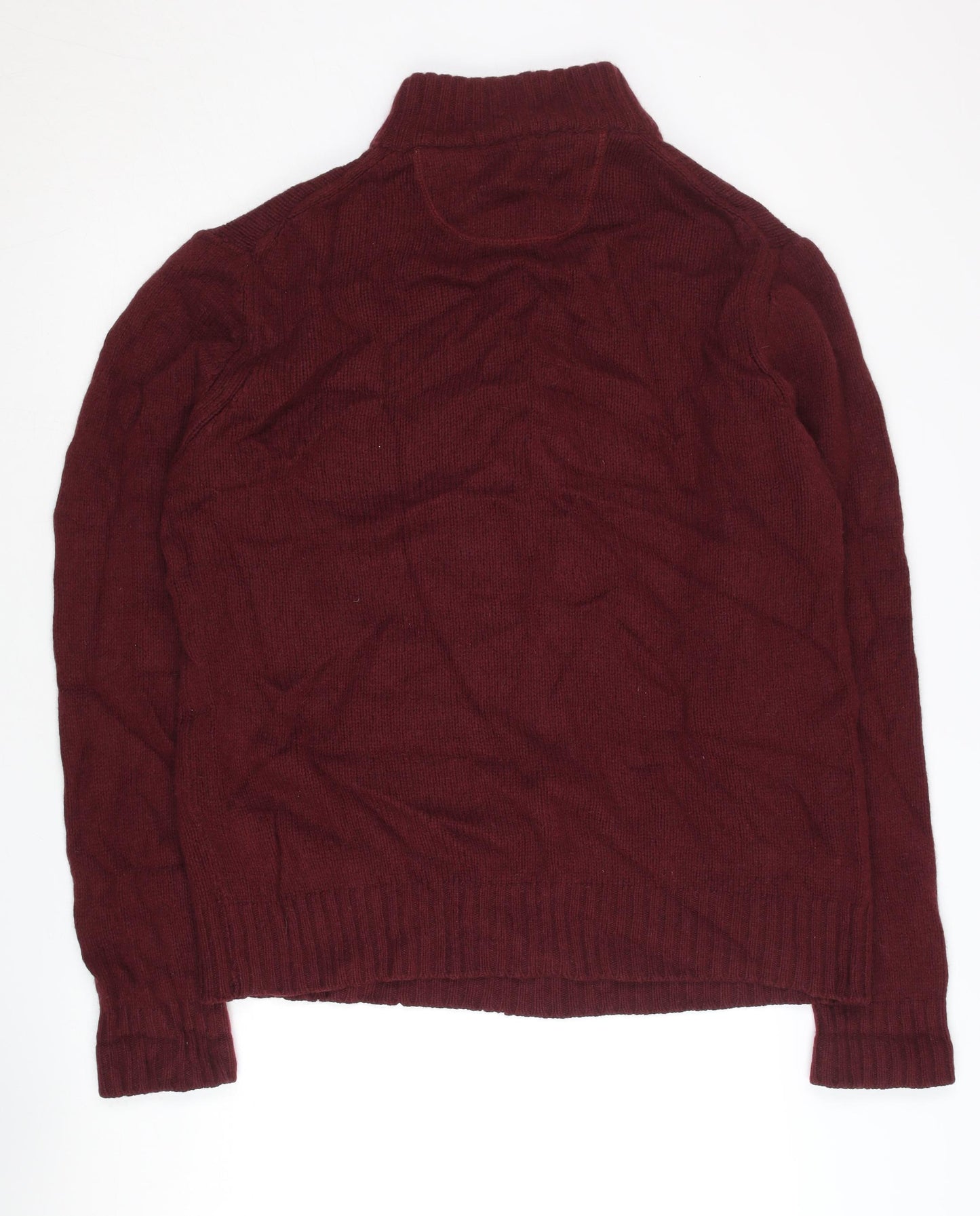 John Lewis Men's Red Cashmere XL Pullover Jumper