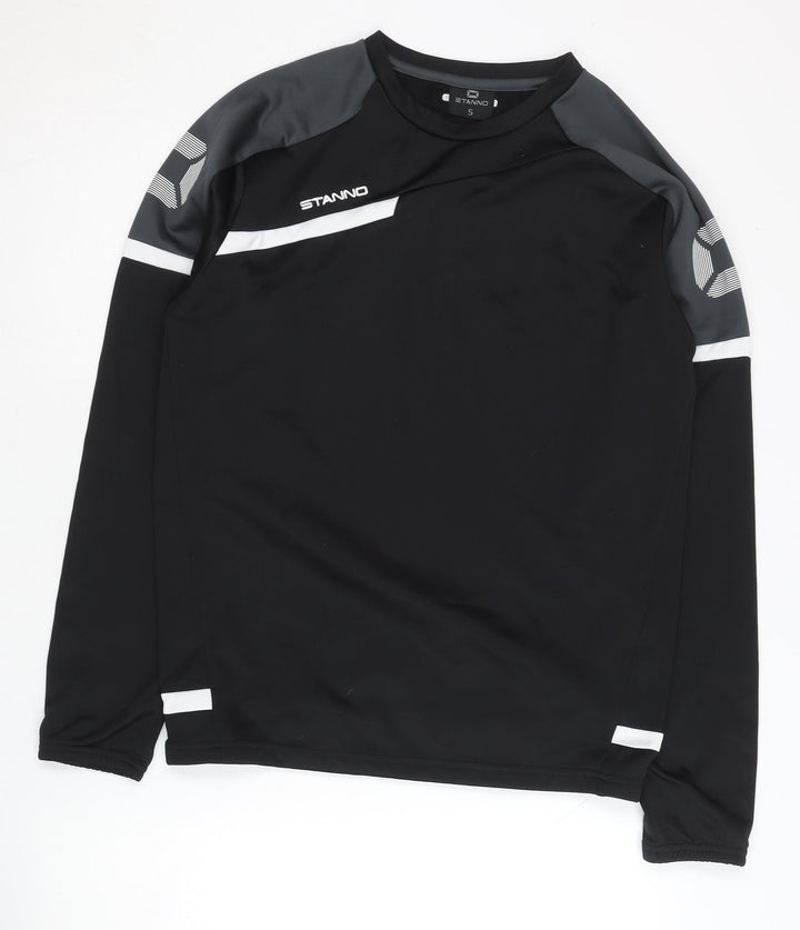Stanno Men's Black Pullover - Size S, Polyester