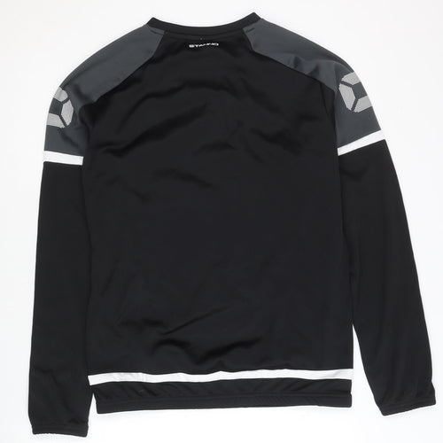 Stanno Men's Black Pullover - Size S, Polyester