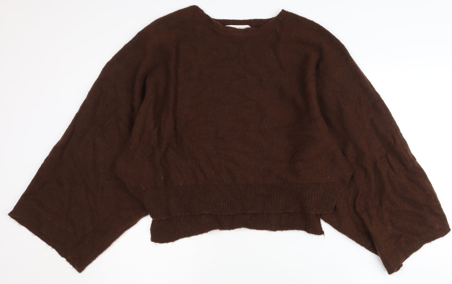 Zara Women's Brown Pullover Jumper Size S
