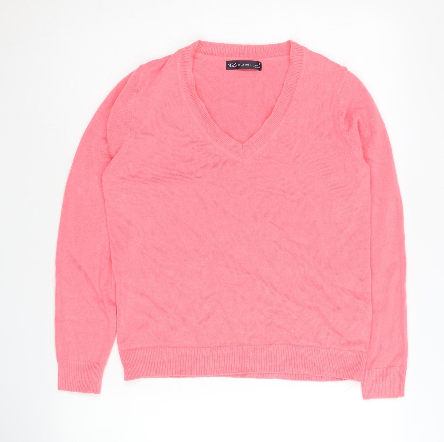 Marks and Spencer Women's Pink Pullover Jumper, S