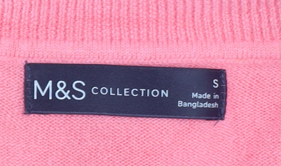 Marks and Spencer Women's Pink Pullover Jumper, S