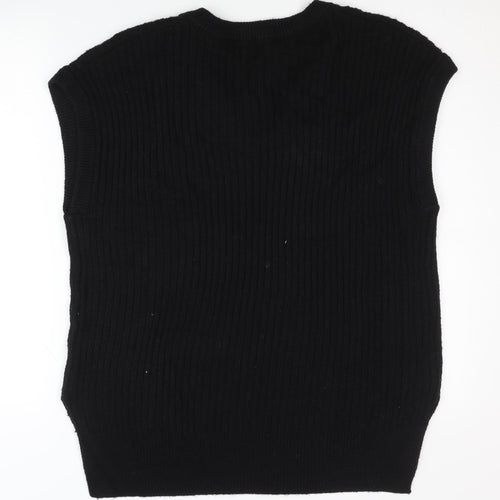 Marks and Spencer Women's Black V-Neck Vest, L