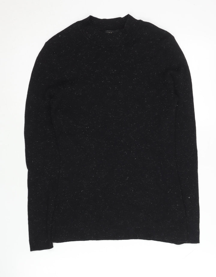 Ted Baker Women's Black Mock Neck Pullover Jumper M