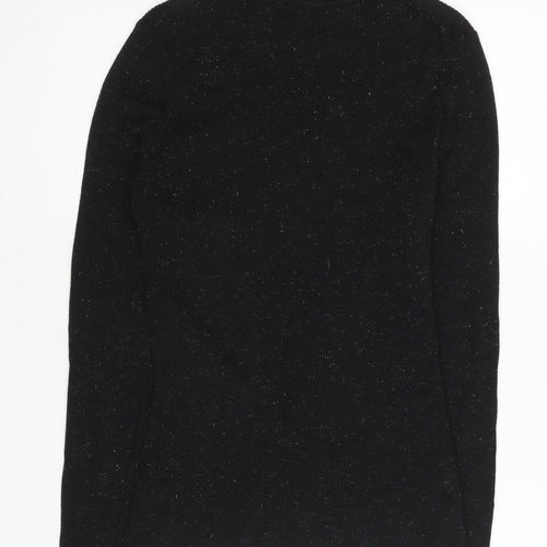 Ted Baker Women's Black Mock Neck Pullover Jumper M