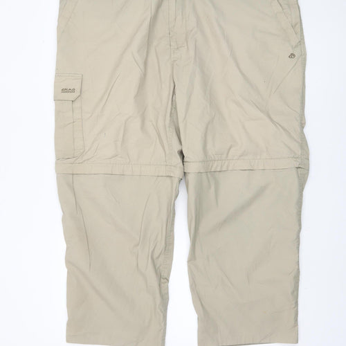Craghoppers Men's Beige Cargo Trousers Size S