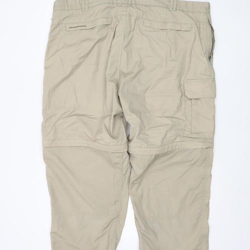 Craghoppers Men's Beige Cargo Trousers Size S