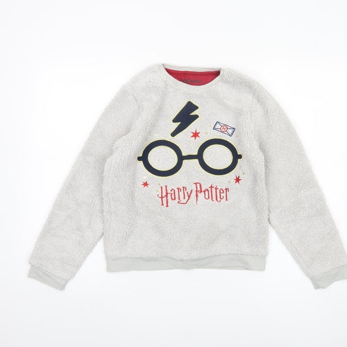 Nutmeg Harry Potter Boys Grey Fleece Sweatshirt 11-12 Yrs