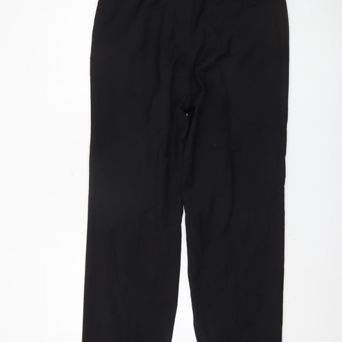 Marks and Spencer Black Men's Trousers, Size 34, Formal Wear