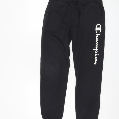Champion Teens Black Jogger Trousers, Size L