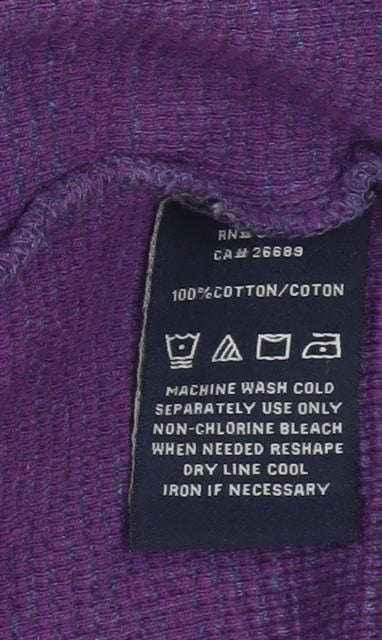 Robert Graham Purple Pullover Sweatshirt L Unisex