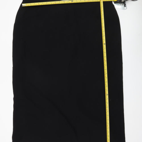 Bella Figura Women's Black Pencil Skirt Size 4
