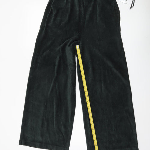 Marks and Spencer Green Wide-Leg Trousers Size 14