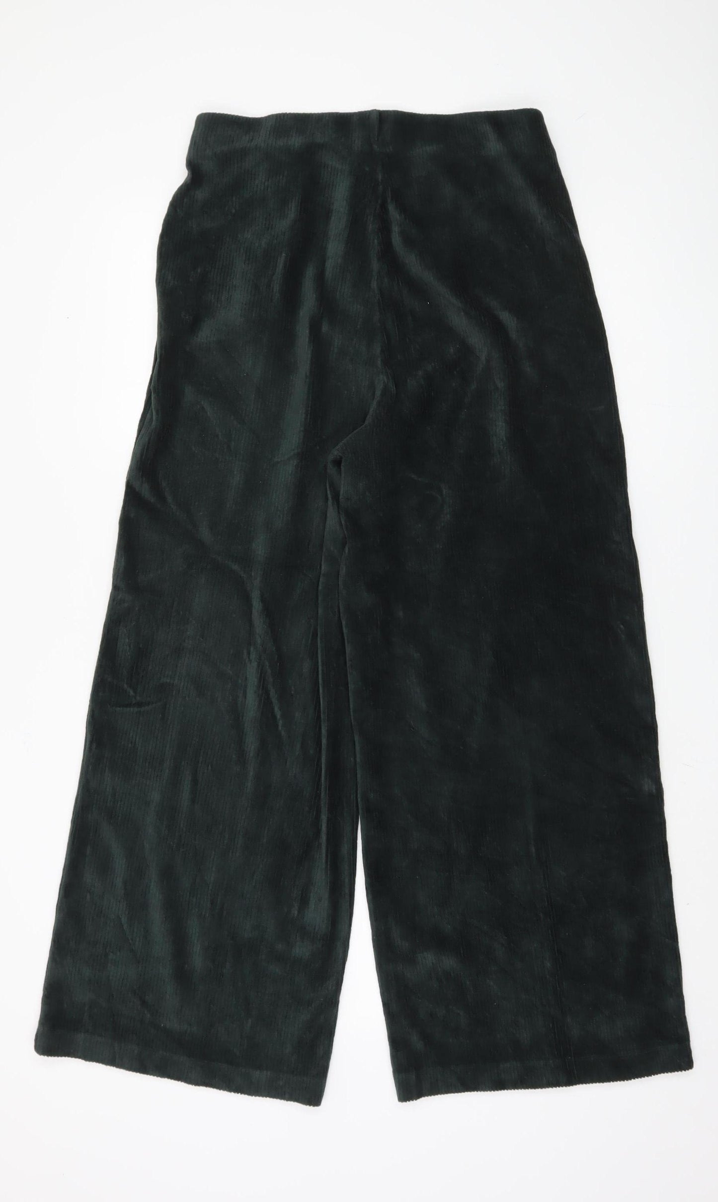 Marks and Spencer Green Wide-Leg Trousers Size 14