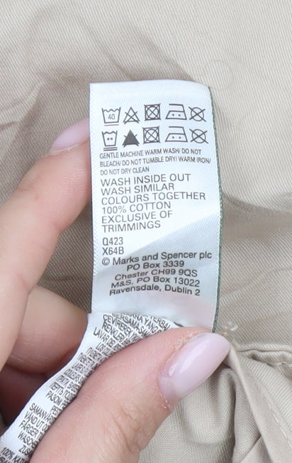 Marks and Spencer Women's Beige Trousers, Size 20