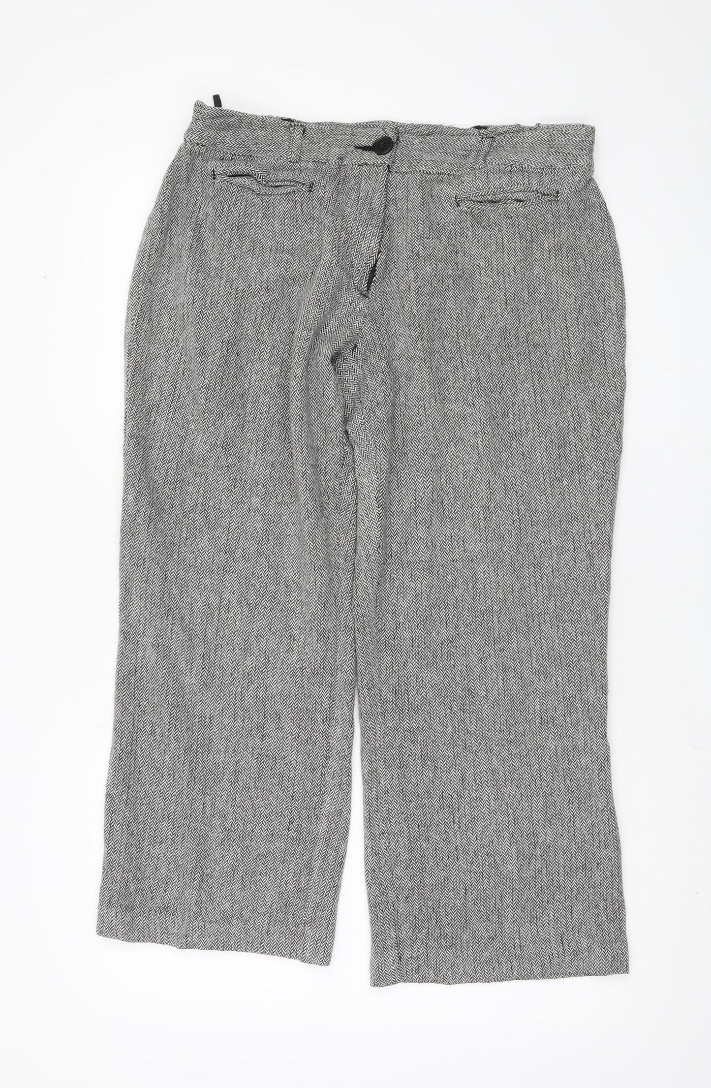 Cotton Traders Women's Grey Trousers, Size 16