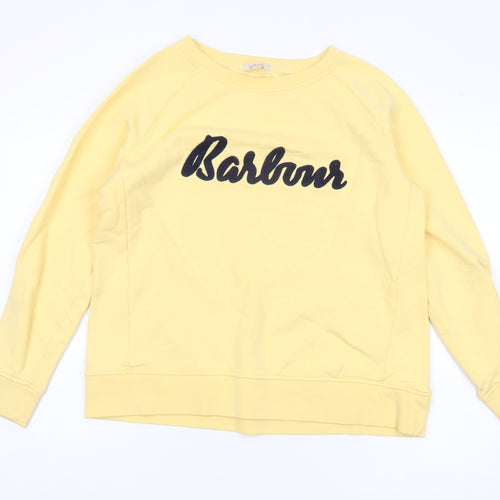 Barbour Women’s Yellow Sweatshirt Size 14