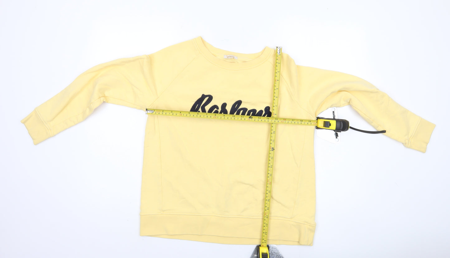 Barbour Women’s Yellow Sweatshirt Size 14
