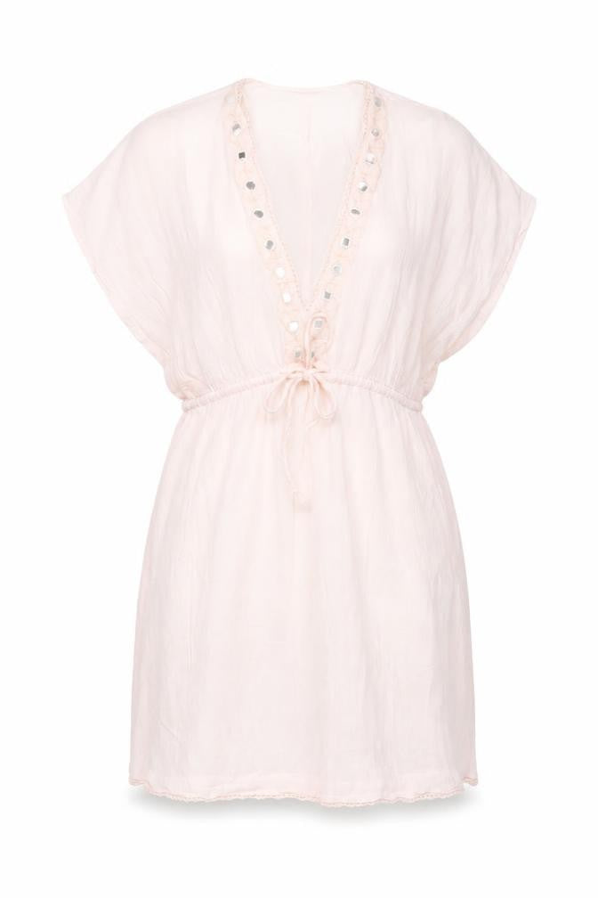 Front view of Malanray Women's Ivory Short Dress -, size S
