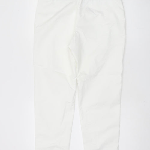 Marks & Spencer Women’s White Cropped Trousers, Size 12